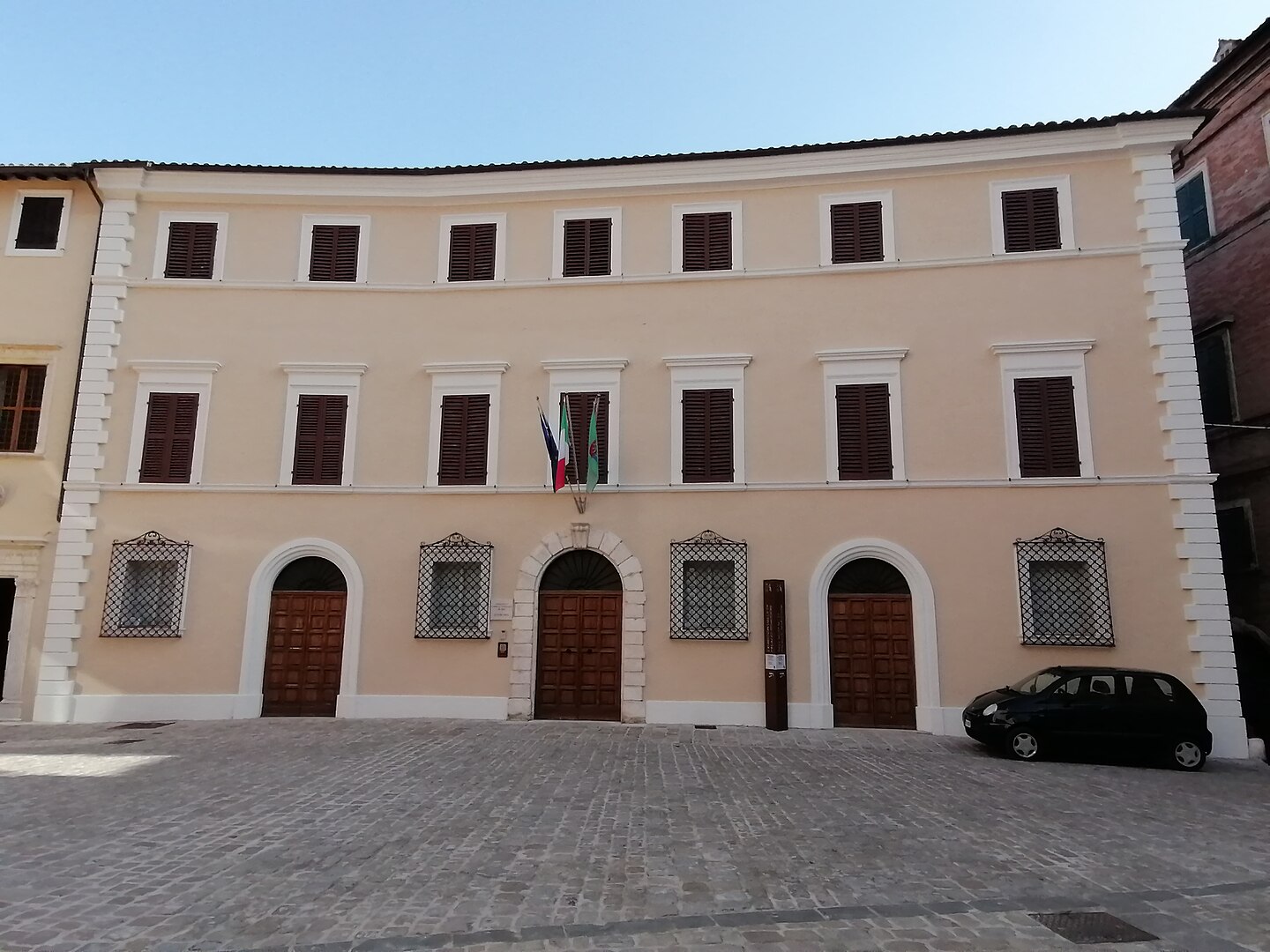 La facciata del Palazzo La facciata del Palazzo